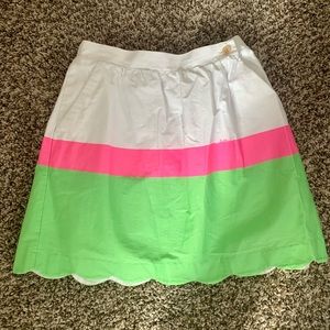 Lilly Pulitzer Scallop Skirt